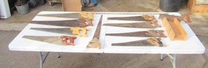 lot 225 image: Lot of 10 Saws