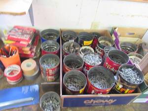 lot 274 image: Lot of Hardware, Nails, Screws