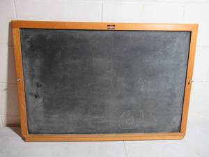 lot 286 image: Vintage Chalkboard. Weber Costello