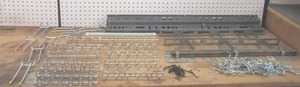 lot 349 image: Lot of Tool Hangers and Peg Hooks.