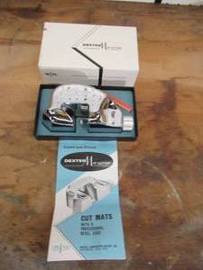 lot 355 image: Vintage Matt Cutter. New in Box. Dexter.