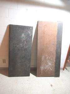lot 391 image: Lot of 2 Walnut Slabs of wood. See photos.