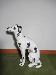 lot 4 image: Dalmatian Dog Statue. Italy. Helsemen