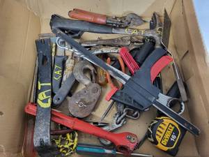 Miscellaneous Tool Lot (Hammers, Saws, Wrenches, Screw Drivers, Tape Measure)