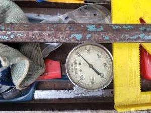 Metal Tool Box & Misc Items