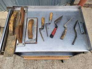 Metal Work Bench & Misc Items