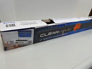 lot 34 image: Tzumi ClearWave Wireless Soundbar