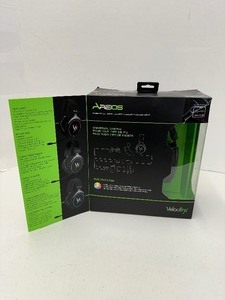 lot 10 image: VELOCILINX Areios 7.1 Surround Sound Console and PC Gaming Headset, Black - Open Box Like New Tested 