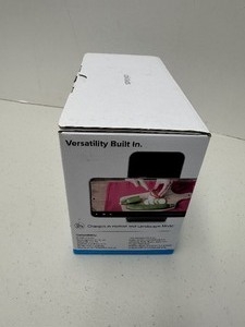 lot 46 image: Ubio Labs 2-in-1 Wireless Charging Stand, Black usedworks in good condition
