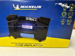 lot 41 image: Michelin Programmable Superfast 4x4SUV Digital Tire Inflator New open box.