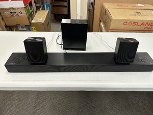 lot 19 image: LG SN7R 5.1.2 Channel High Res Audio Sound Bar with Dolby Atmos and Bluetooth.
