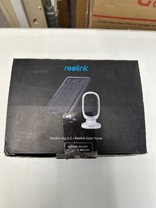 lot 24 image: Used like new condition. Reolink Argus 2 & Reolink Solar Panel 1080P Outdoor Home Security Camera
