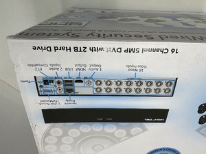 lot 33 image: Night Owl 5MP HD Wired Security System - Customer Return - Incomplete - See pictures - Untested - Powers on