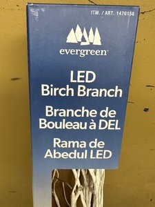 lot 49 image: Evergreen LED Birch Branch with Batteries 39 2-pack new