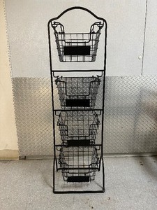 lot 36 image: Gourmet Basics by Mikasa 4-Tier Market Basket new
