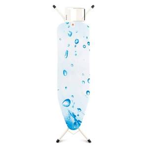 lot 52 image: Pottery Barn Brabantia Ironing Board with Steam Iron Rest  49 x 15