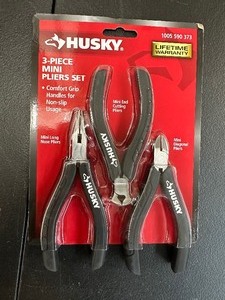 Husky Mini Pliers Set (3-Piece) new