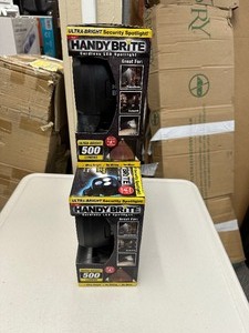 5Boxes Ontel Handy Brite Ultra-Bright Cordless LED Security Spotlight, 500 Lumens, Motion-Activated, Battery Powered, Weatherproof Light with Auto OnOff - Quick & Easy Set Up, No Wiring
