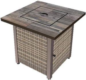 New Aiden Brown 30 Square Gas Fire Table  model# GAD15320ES