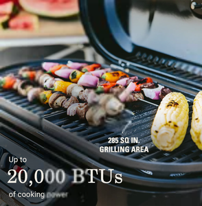 New Coleman RoadTrip 285 Portable Stand-Up Propane Grill, Gas Grill with 3 Adjustable Burners & Instastart Push-Button Ignition Great for Camping, Tailgating, BBQ, Parties, Backyard, Patio & More - Orange