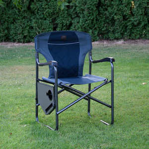 Timber Ridge Outdoor Directors Chair with Side Table like new open box