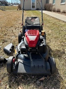 Troy Bilt XP High Wheeled Self Propelled Mower With Bagger Model TB230B - Customer Return - Excellent - Tested Everything Works Very Good