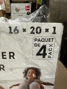 lot 48 image: New 4 Pack of Kirkalnd Premium 2200 Filtration Furnace Filters - 16x20x1