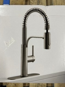 lot 44 image: Kohler R43211-VS Provo Pulldown Kitchen Faucet-Vibrant Stainless Finish - Return - Newest Model