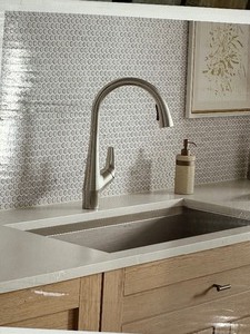 lot 23 image: Kohler Bevin R43210-VS Pull Down Kitchen Faucet Vibrant Stainless - High Quality Newest Model&nbsp