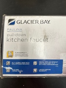 lot 56 image: Like New Glacier Bay Paulina Pull Down Kitchen Faucet