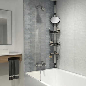 lot 47 image: Artika Azzuro Standing Shower Caddy - Open Box Like New