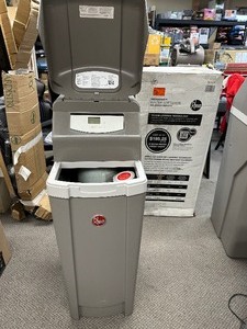 lot 69 image: Rheem Smart Water Softner - Preferred 32,000 Grain Water Softener RHS32 - Return - Powers On - Unused - Like New Has Paint Spill On Top Lid