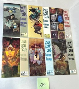 Vintage Lone Wolf and Cub Comics #7, 9, 17, 18, 21, and 23 in Nice Condition