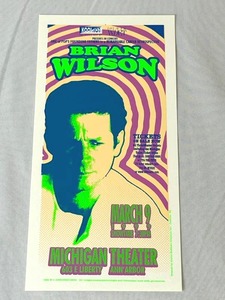 March 9, 1999 Kool 107 Brian Wilson Concert Poster (4.25 x 8.5) - May be a Reprint