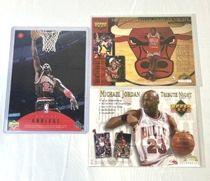 Vintage Michael Jordan (5x7) Upper Deck Air Time #11  Upper Deck Tribute Night November 1, 1994 Collectors Cards