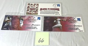 Minnesota Twins USPS Stamped Collectors Envelopes - Kirby Puckett & Dave Winfield  2001 An April to Remember