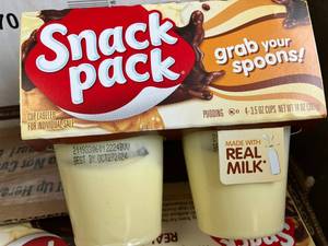 Vanilla Pudding Snack Packs