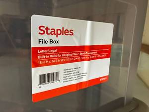 File Storage Totes