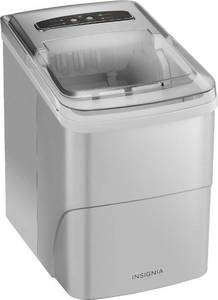 lot 6 image: Insignia - Portable Ice Maker with Auto Shut-Off - Silver
