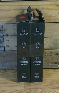 lot 50 image: Set of 2 Globe Electric 6 3 Outlet Extension Cords - Black