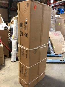 lot 17 image: Husky Ready-to-Assemble 24-Gauge Steel Freestanding Garage Cabinet in Black (48 in. W x 72 in. H x 18.3 in. D)   Customer Returns See Pictures