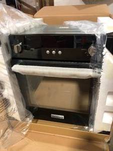 lot 49 image: Magic Chef 24 in. 2.2 cu. ft. Single Electric Wall Oven with Convection in Stainless Steel  Customer Returns See Pictures