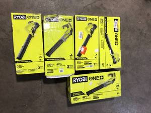 lot 19 image: Lot of Assorted Ryobi Lawn Care Items    Customer Returns See Pictures