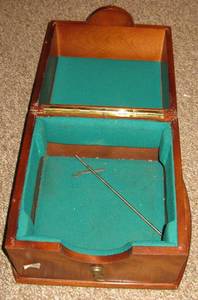 lot 138 image: Pair of WWII Hamilton Ship Watch Wooden Cases