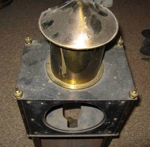 lot 220 image: Magic Lantern Case and Stand, c1875 (Missing Internals)