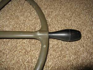 lot 225 image: WWII US Navy Destroyer Ships Wheel