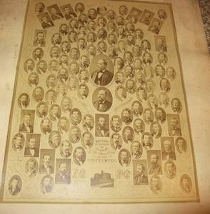 lot 253 image: 1876 Albumen Photo of Minnesota Government 1876