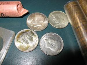 lot 270 image: Vintage Childs Coin Collection in Treasure Chest