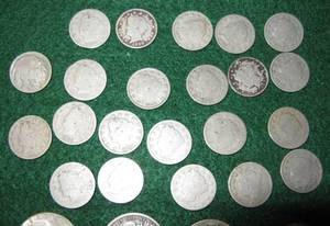 lot 280 image: Collection of Liberty Nickels and 6 Silver Halves