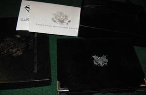 lot 334 image: 1992 Premier Silver Proof Set